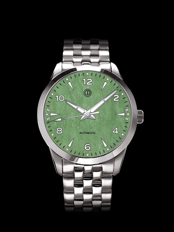 AWAGAMI FACTORY X MMI WATCHES: "L GREEN WASHI DIAL" MODEL NL-21  [ESTIMATED DELIVERY: 24TH OCTOBER 2024]