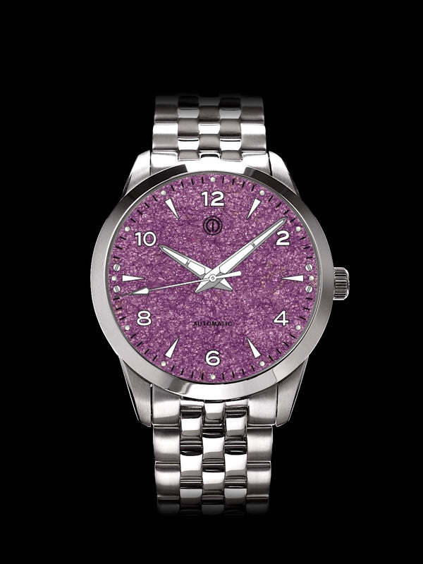 AWAGAMI FACTORY X MMI WATCHES: "PURPLE WASHI DIAL" MODEL NL-22  [ESTIMATED DELIVERY: 24TH OCTOBER 2024]